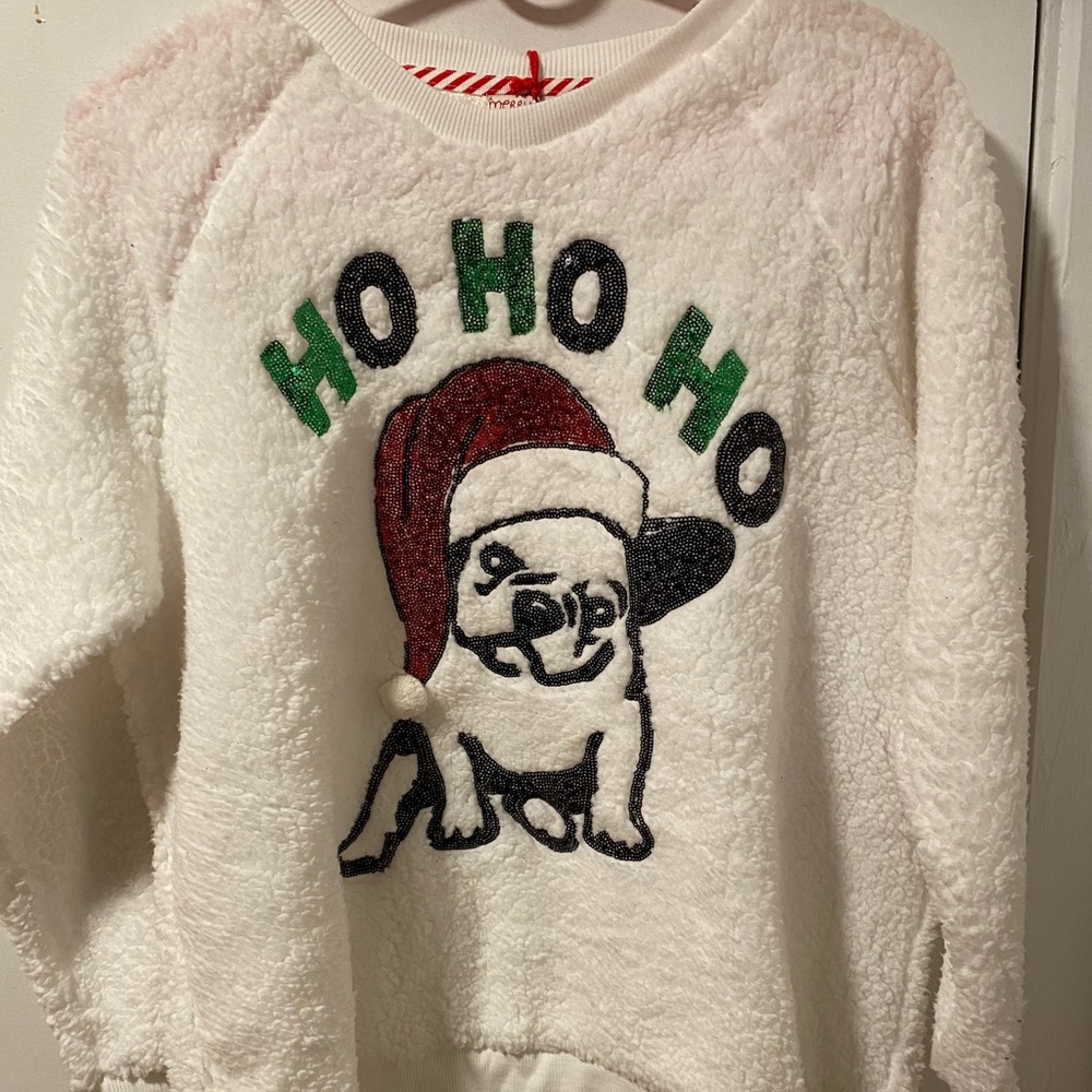 Xmas bulldog sweater